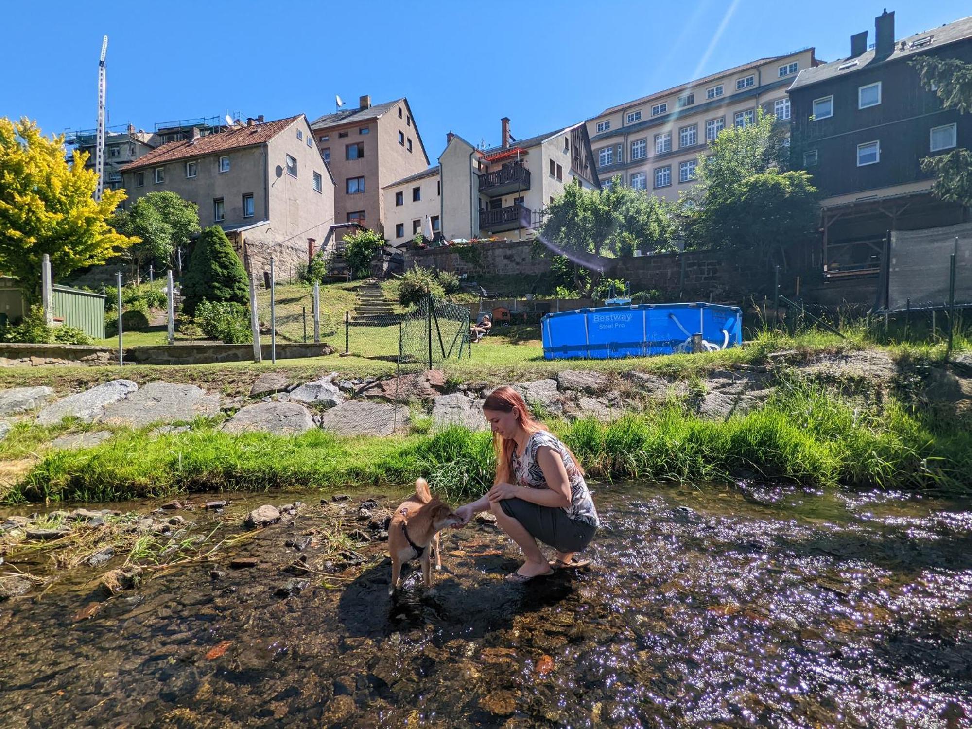 Uo - Urlaubsmagie - Helle Wohnung,Sauna,Whirlpool เซบนิทซ์ ภายนอก รูปภาพ