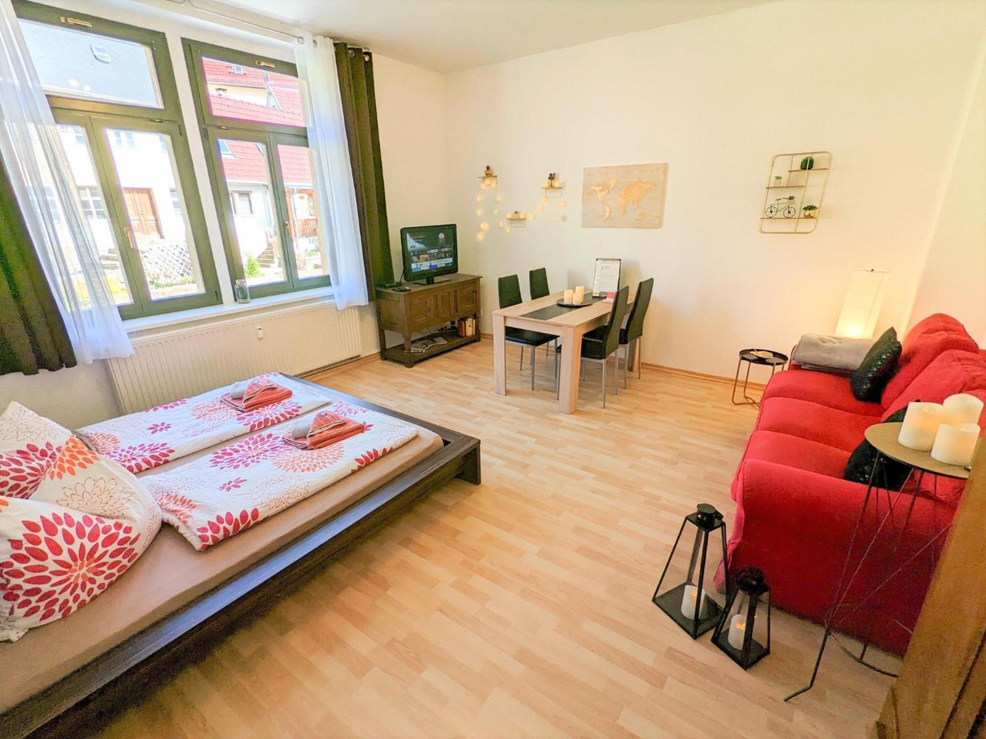 Uo - Urlaubsmagie - Helle Wohnung,Sauna,Whirlpool เซบนิทซ์ ภายนอก รูปภาพ